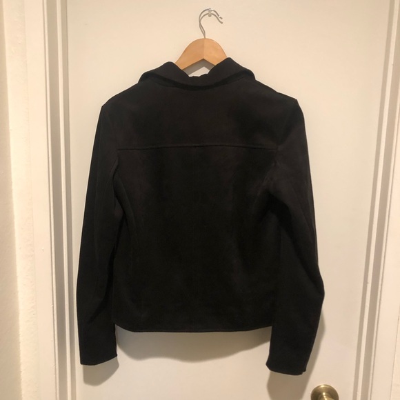 Kut From The Kluth Black Moto Faux Suede Jacket - Picture 4 of 6